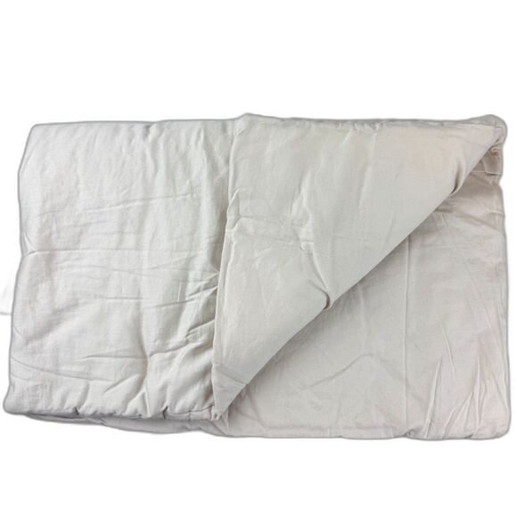 Pottery Barn Dream Brushed Cotton Comforter Standard Sham Set in Flax NWOT - Picture 4 of 9